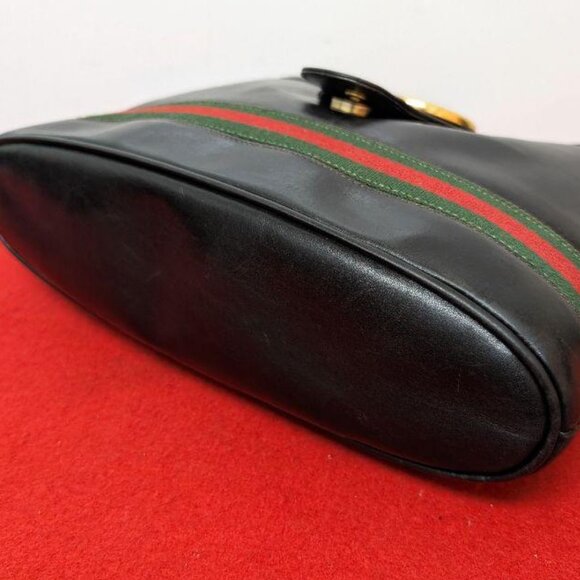 Authentic Gucci GG Sherry Ophidia Crossbody Shoulder Bag Messenger Tote Leather - Picture 12 of 16